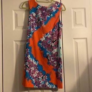 Summer floral work dress